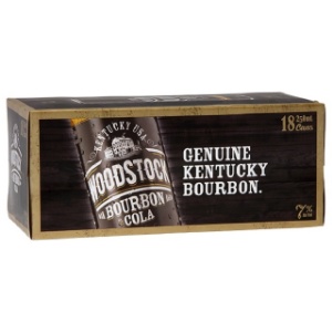 Picture of Woodstock 7% Bourbon & Cola 18pack Cans 250ml