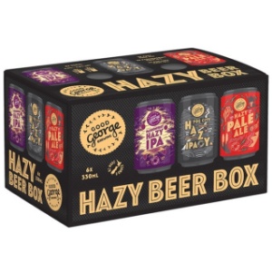 Picture of Good George Mix Hazy Beer Box 6pk Cans 330ml