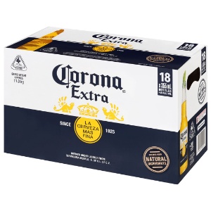 Picture of Corona Extra Mexican Beer 18pack Bottles 355ml
